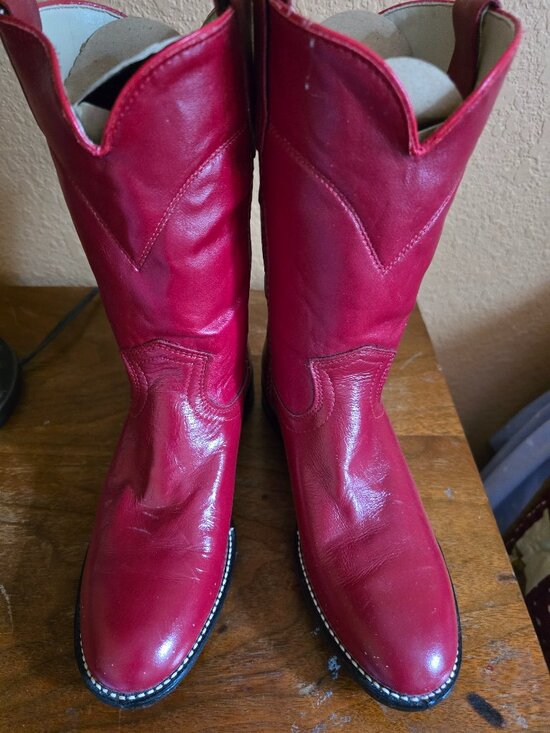 Source Unknown Other - Red Roper Boots Size 3.5 D